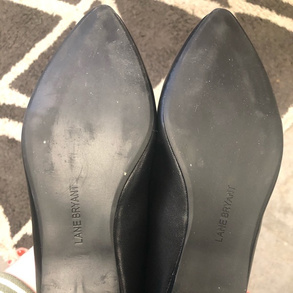 Lane Bryant black point toe flats - WIDE width - Picture 4 of 5